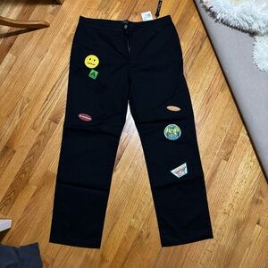 Airwalk Patch Chino Skater Pants 36x32 NWT